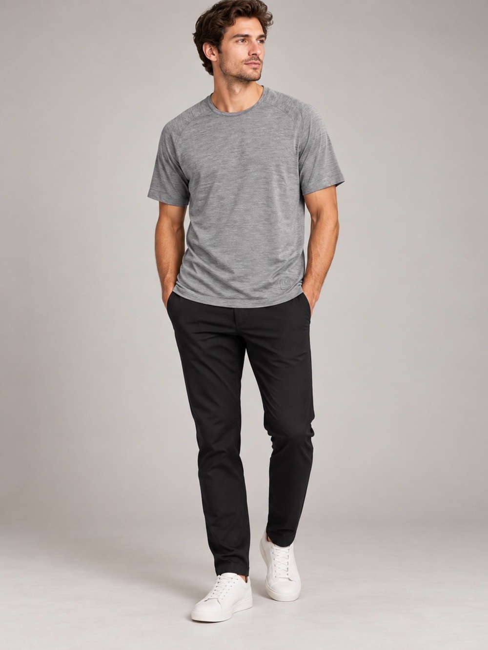 Z Zegna Techmerino T-Shirt Techmerino Short Sleeve T-Shirt Gray XL